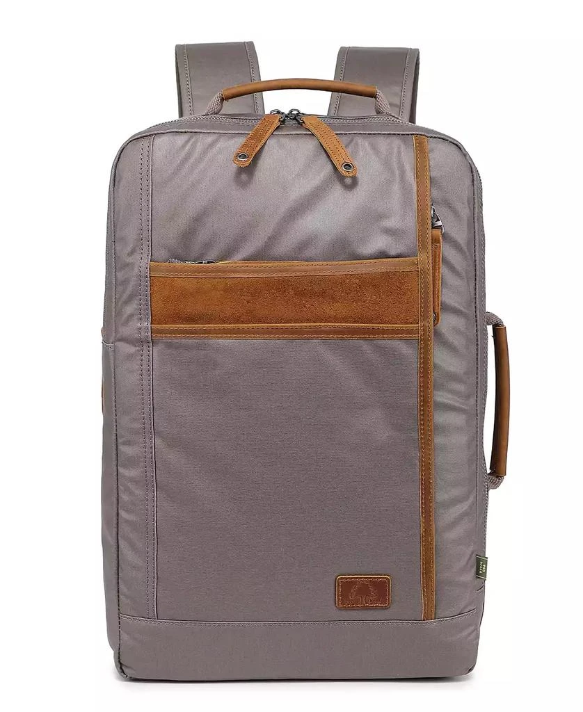 TSD BRAND Madrone Coated Canvas Backpack 1