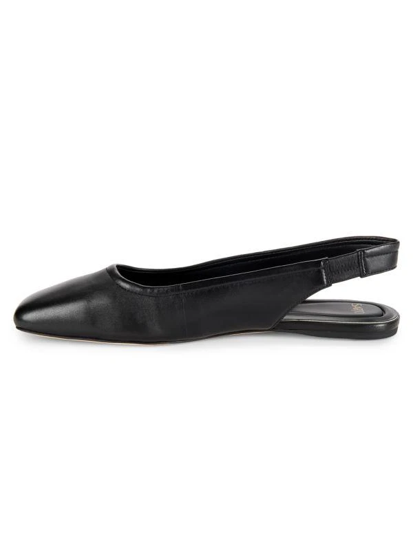 Franco Sarto Leather Slingback Ballet Flats 4