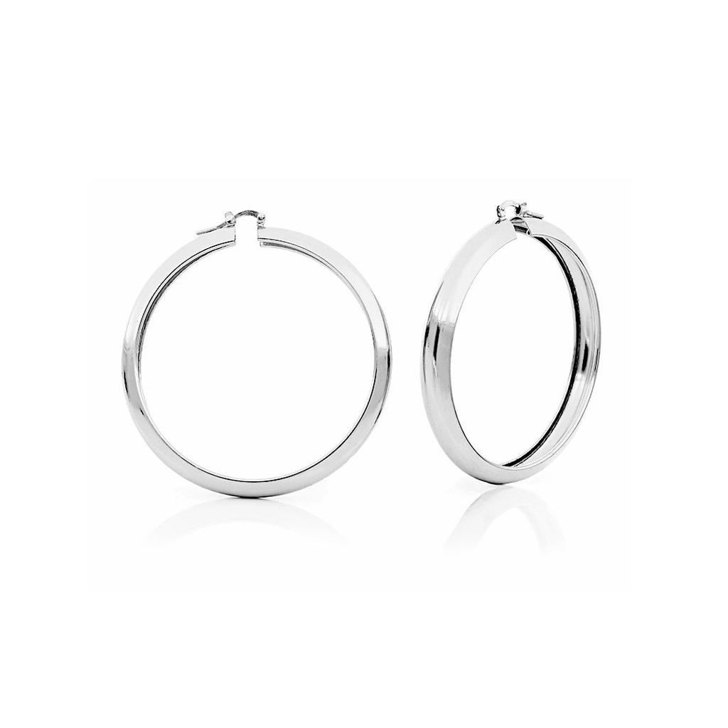 SSELECTS Gold Plated Classic Squared Wire Earrings