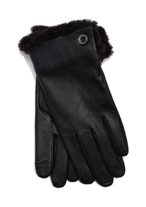 Ralph Lauren Ralph Lauren Faux Fur Lined Leather Gloves 1