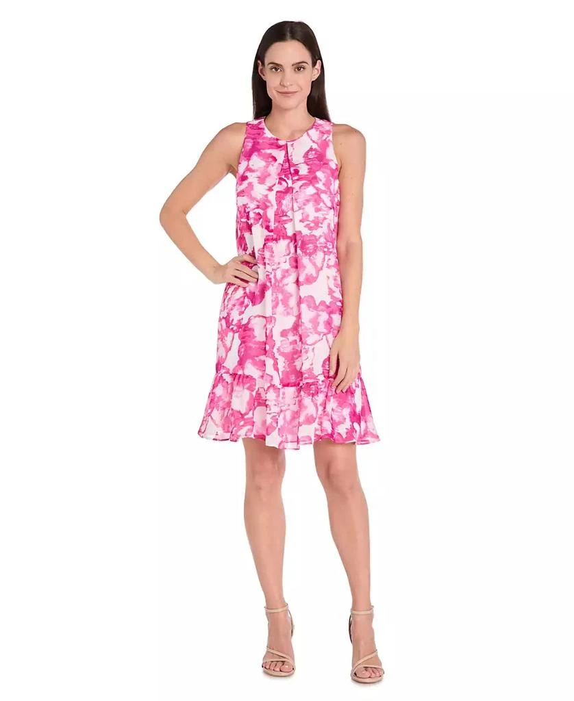 R & M Richards Petite Printed Sleeveless Dress 1