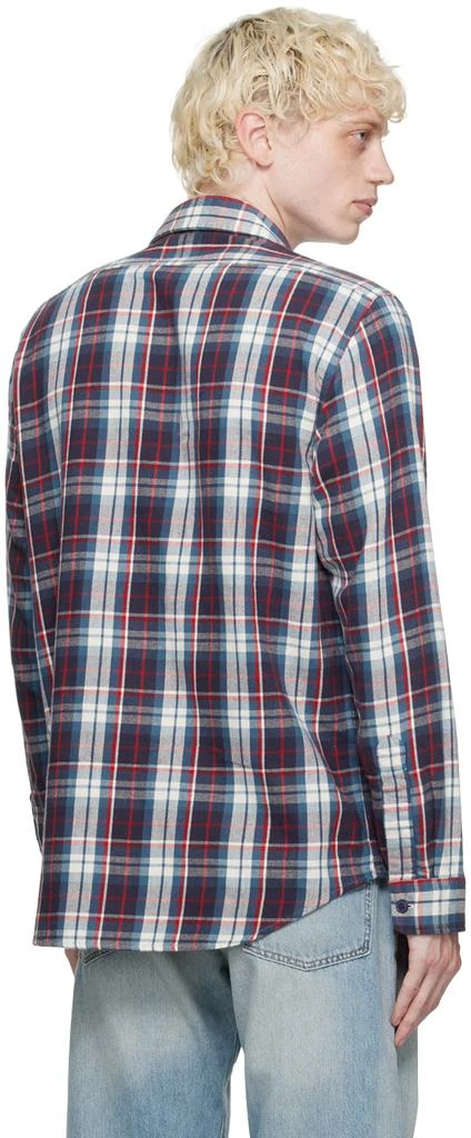 Ralph Lauren Navy & Off-WHite Custom Fit Shirt 3