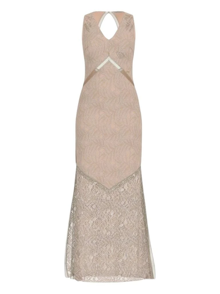 hollow stitching lace dress woman Sexy Lace Stitching Hollow Out Dress main image 1