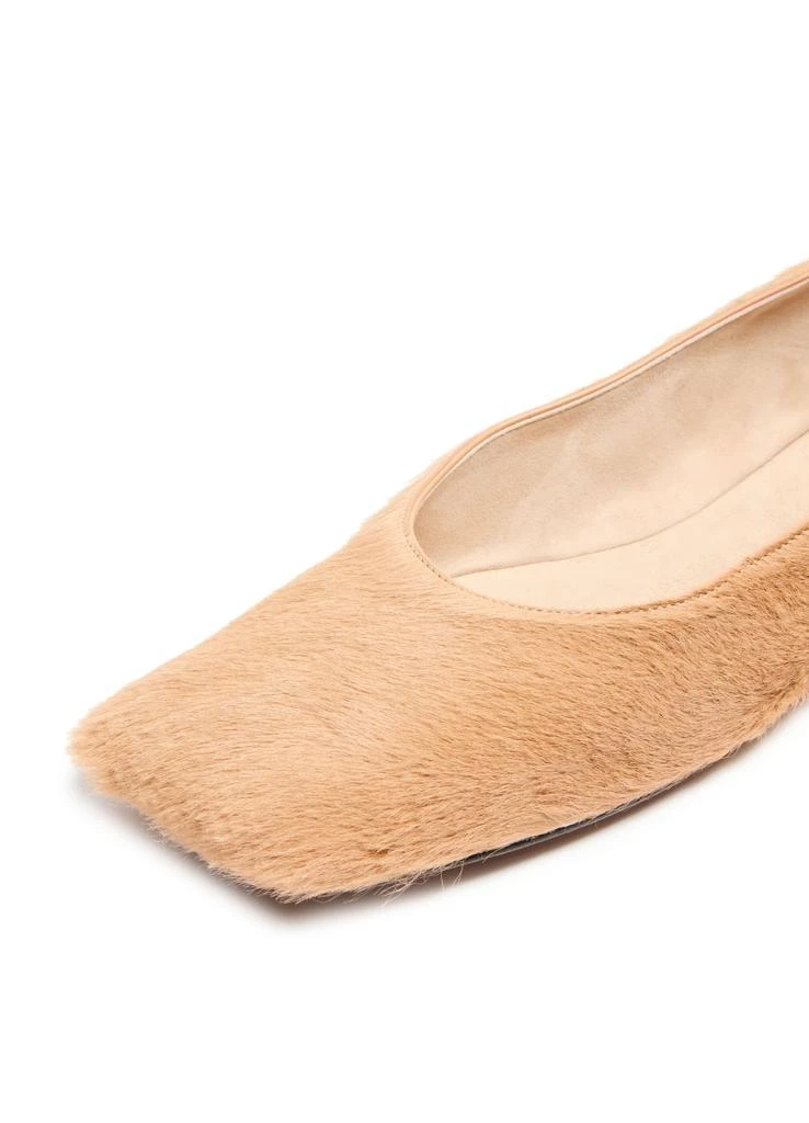 The Row Square ballet flat in pony 7