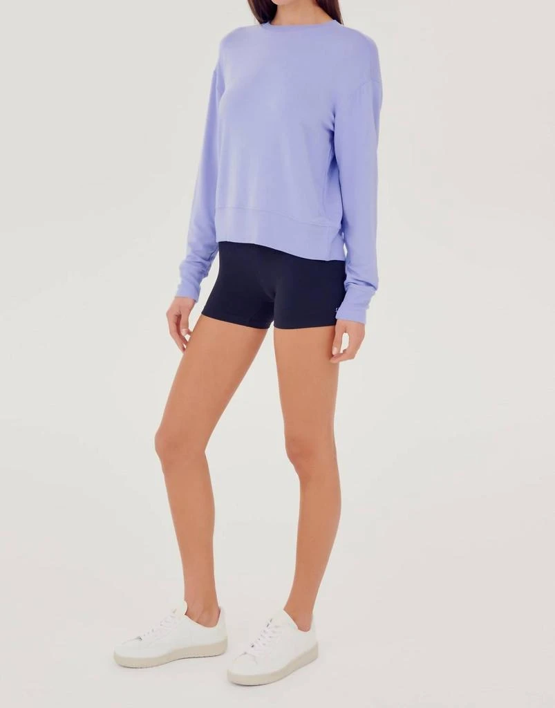 Splits59 Sonja Fleece Sweatshirt In Purple Haze 4