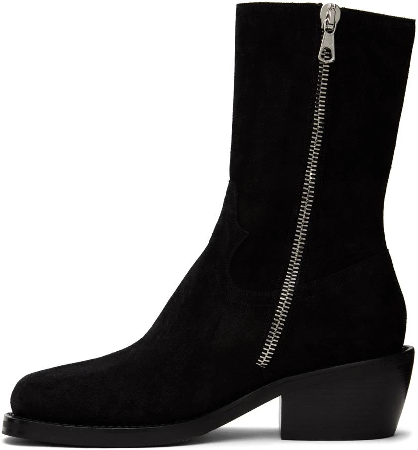 Dries Van Noten Black Zip Boots 3