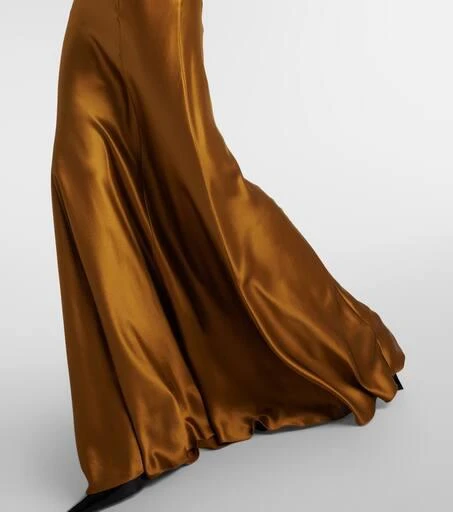 Yves Saint Laurent Satin maxi dress 5