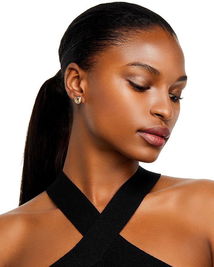 Bloomingdale's Love Knot Stud Earrings in 14K Yellow Gold