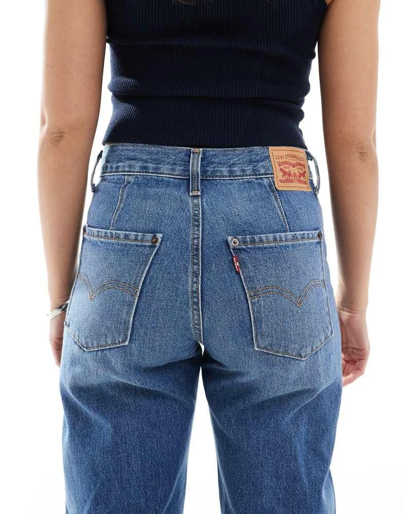 Levi's Levi's 94 baggy seamed jeans in mid blue 5