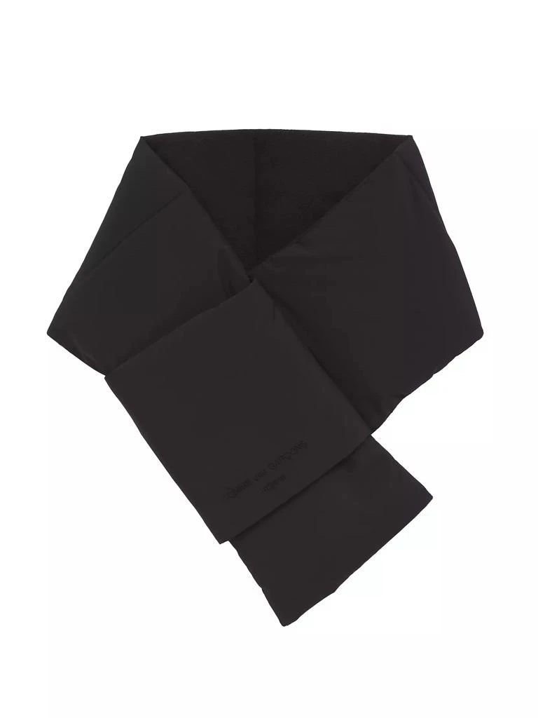 Comme des Garcons Taffeta & Fleece Down Scarf 1