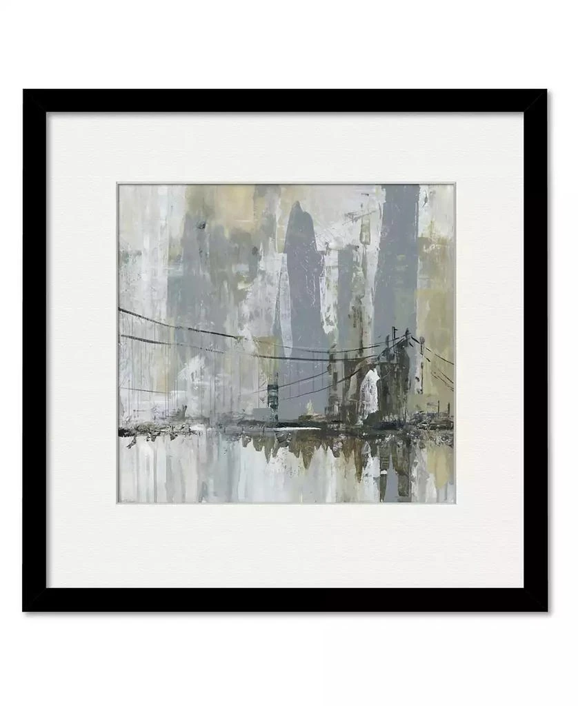Courtside Market Midtown Bridge II 16" x 16" Framed and Matted Art