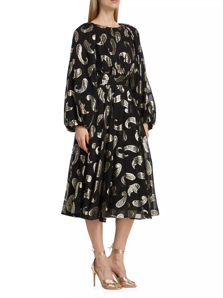Tahari The Audrey Paisley Midi-Dress 4