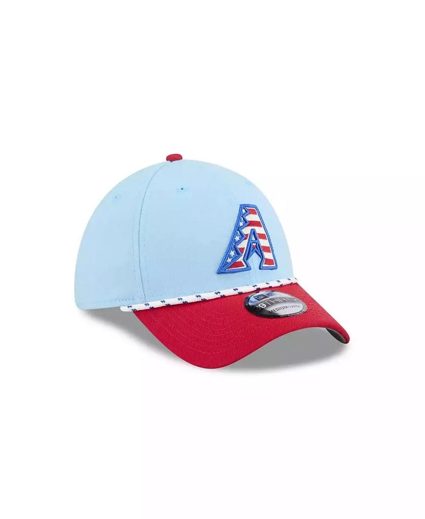 New Era Men's Light Blue/Red Arizona Diamondbacks 2025 Fourth of July 39THIRTY Flex Hat 6