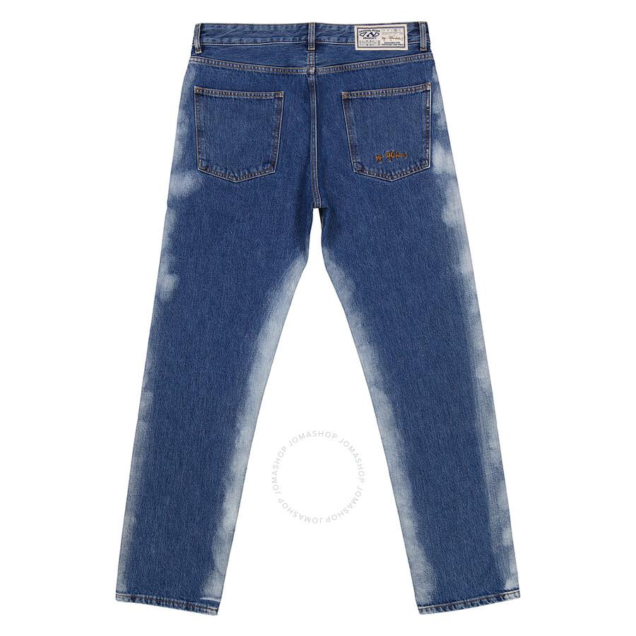 GCDS GCDC Denim Black Straight Jeans
