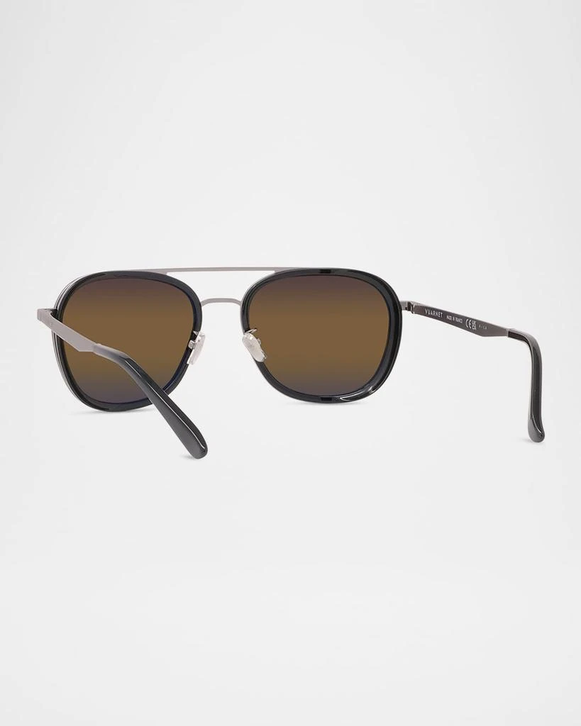 Vuarnet Men's Edge 04 Stainless Steel Rectangle Sunglasses 2
