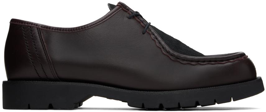 KLEMAN Burgundy Padrini Derbys
