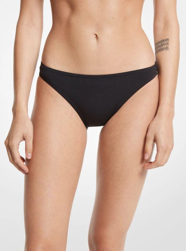 michael_kors Stretch Nylon Bikini Bottom 1