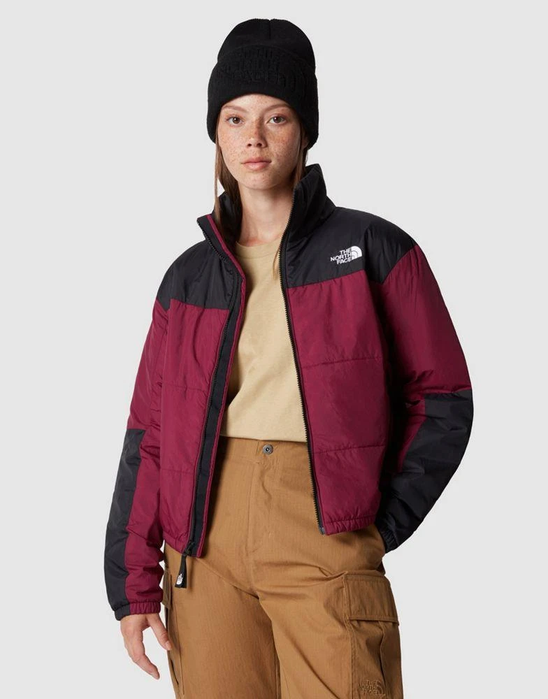 The North Face The North Face Gosei puffer jacket in boysenberry-tnf black 1