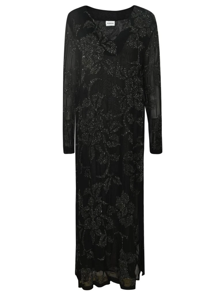 P.A.R.O.S.H. P.A.R.O.S.H. Embellished Semi-Sheer Maxi Dress 1