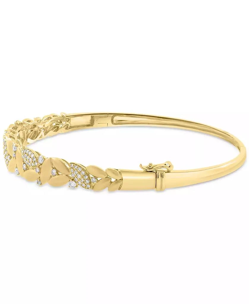 Effy EFFY® Diamond & Polished Navette Cluster Bangle Bracelet (1/2 ct. t.w.) in 14k Gold 3