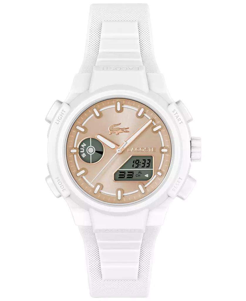 Lacoste Women's LC33 White Silicone Strap Watch