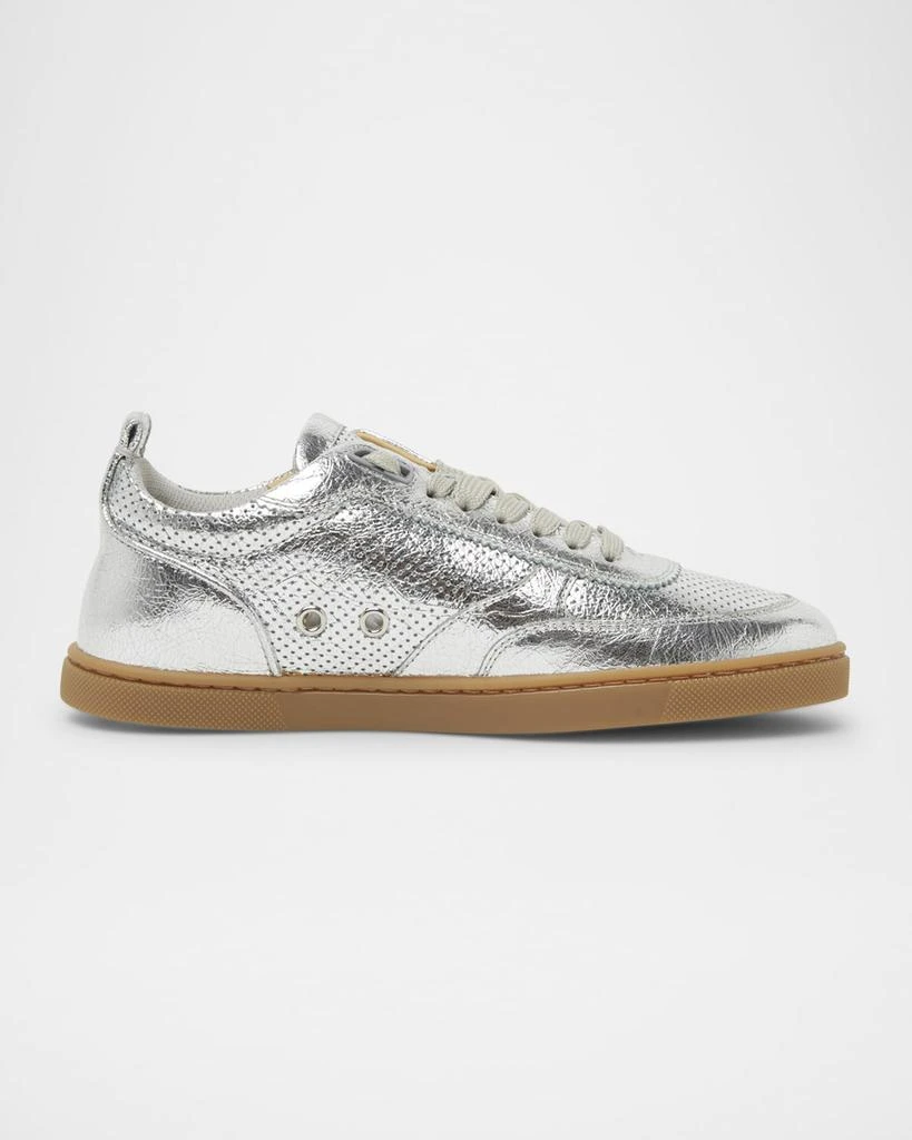 Christian Louboutin Tutti Rui Donna Metallic Red Sole Sneakers 1