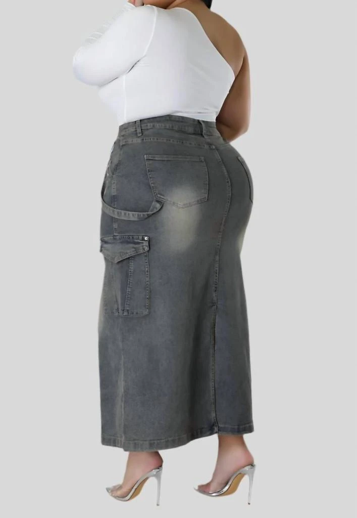 Good Time USA Good Time Usa - Denim Skirt - PLUS 2