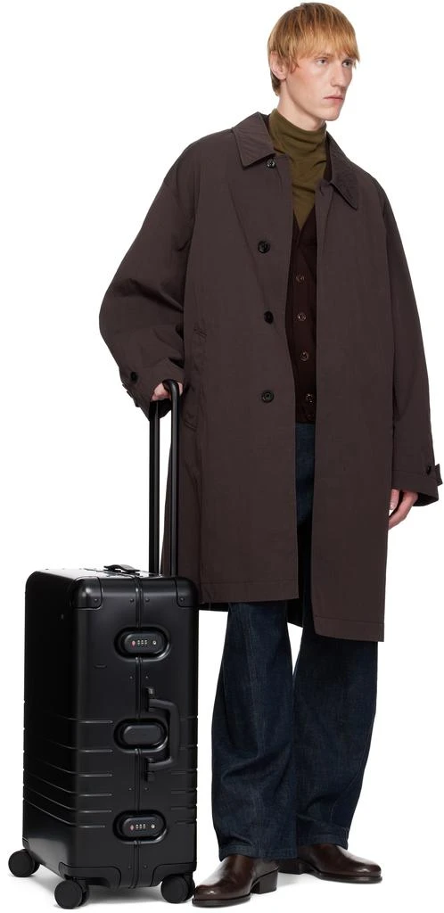Monos Black Aluminum Check-In Medium Suitcase 5