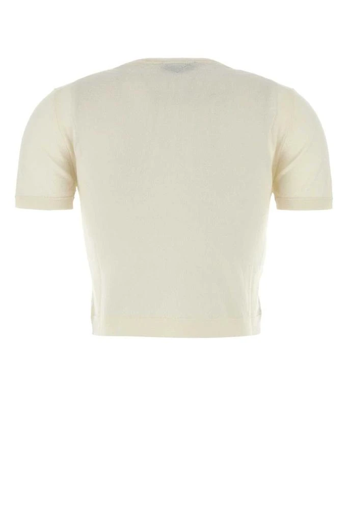 Prada Prada Logo-Intarsia Knitted Top 2