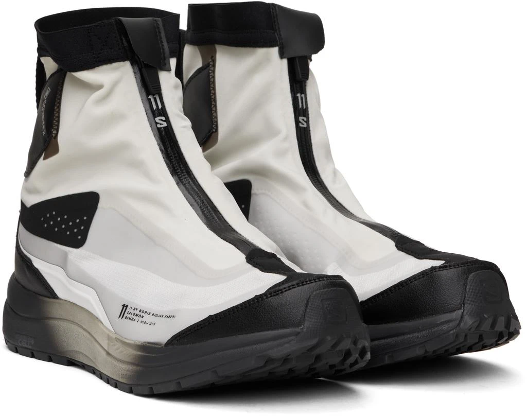11 by Boris Bidjan Saberi Black & Off-White Salomon Edition Bamba 2 High GTX V2 Sneakers 4