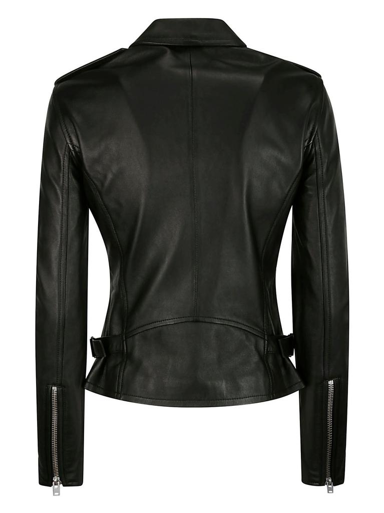 【送料&関税込】IRO Newhan Biker Biker Jacket In Black Leath Iro Newhan Leather Biker Jacket Black Size 38 MSRP $1265 | eBay