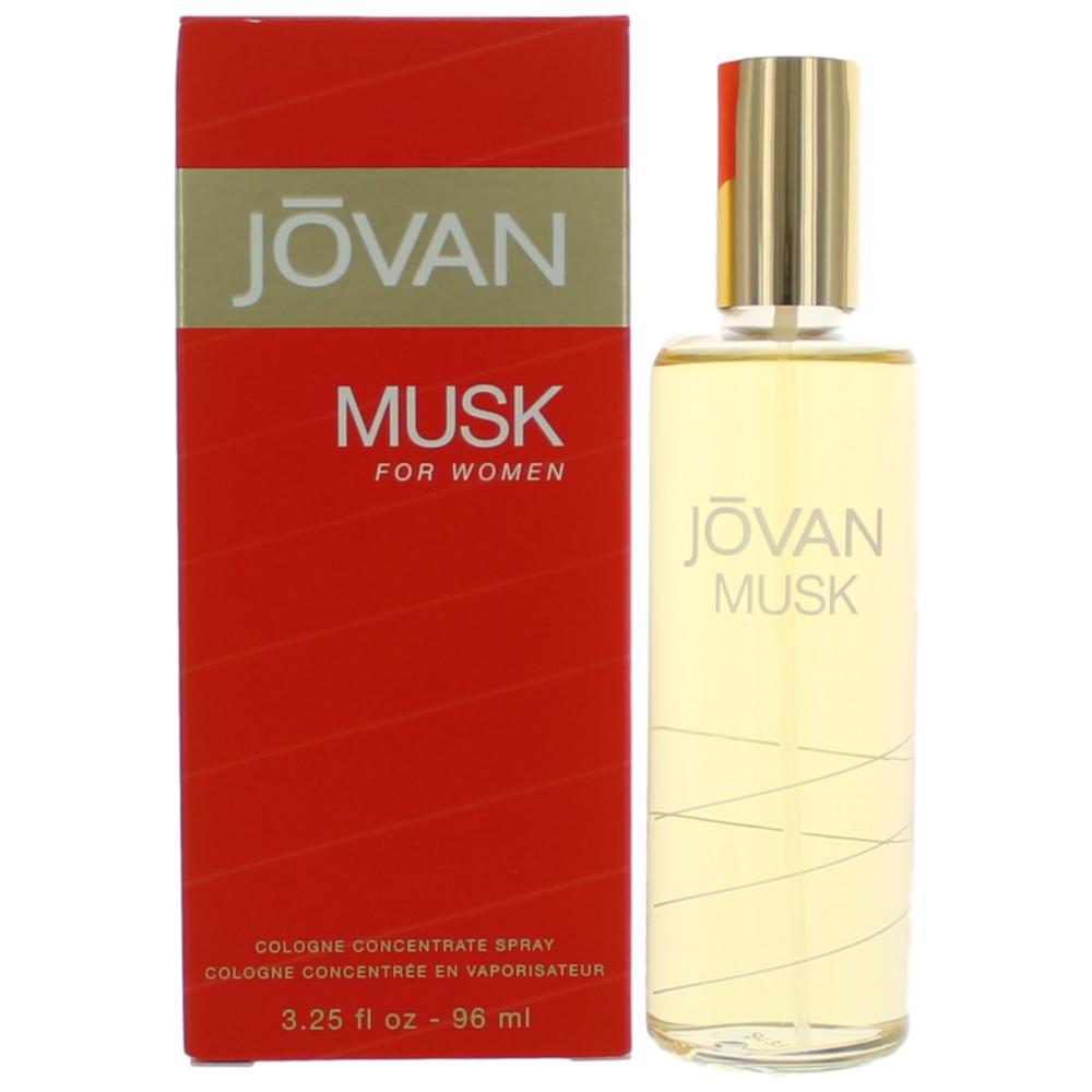 Coty 2pcs Jovan Musk by , 3.25 oz Cologne Concentrate Spray for Women
