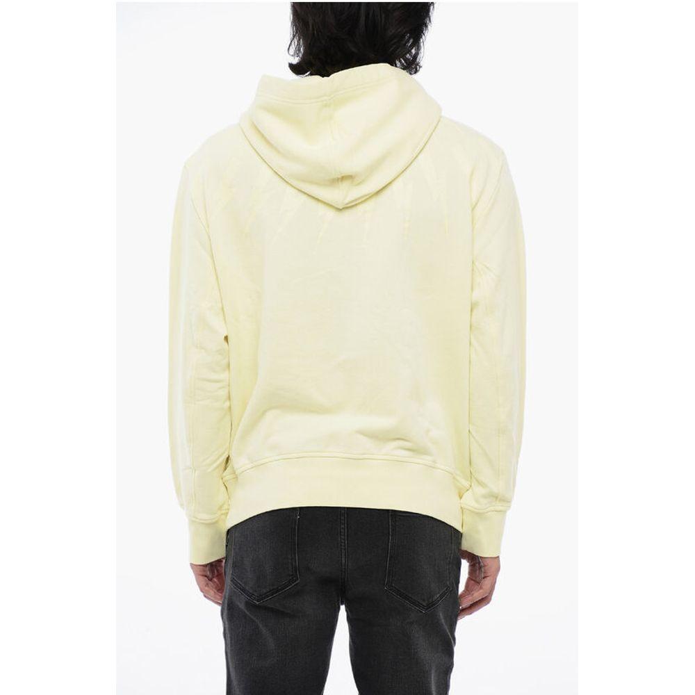 Neil Barrett Brushed Cotton FAIRISLE THUNDERBOLT Men's Hoodie