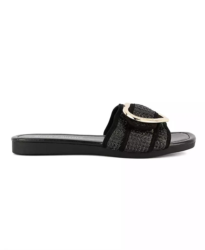 Juicy Couture Women's Zapphire Heart Buckle Slide Flat Sandals 2