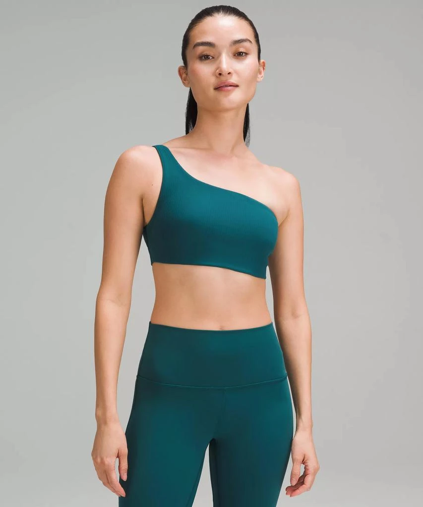 lululemon Ribbed Nulu Asymmetrical Yoga Bra *Light Support, A/B Cup 5