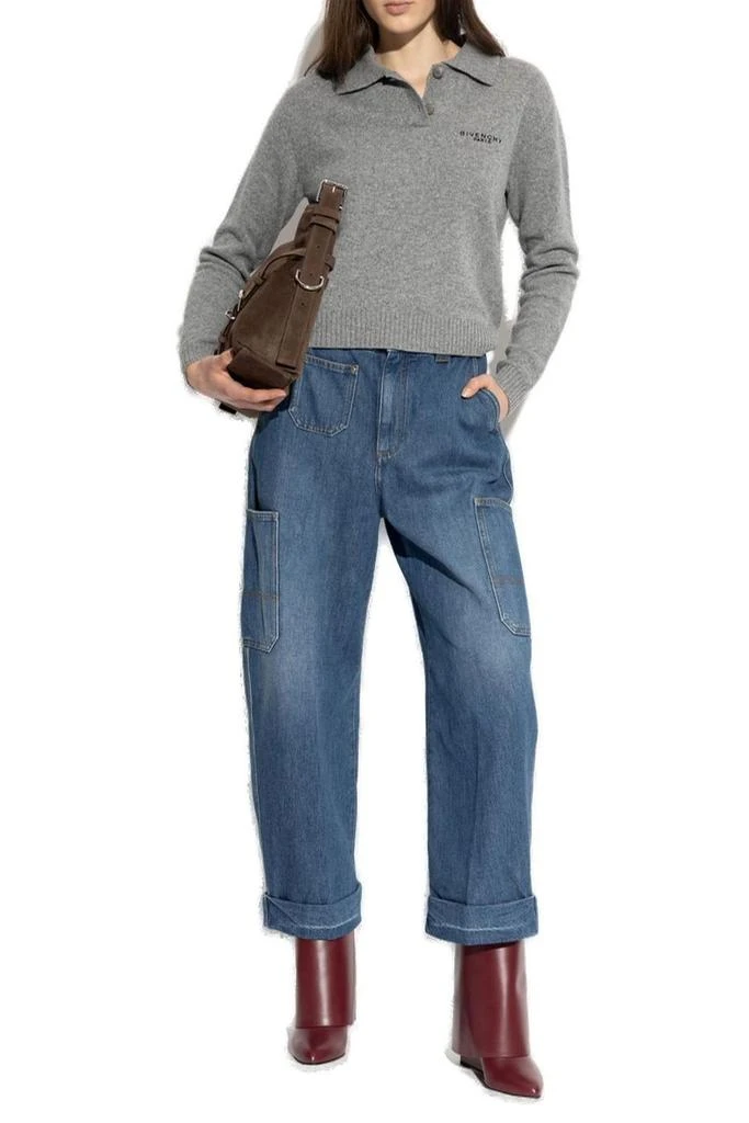 Givenchy Givenchy Cropped Utility Denim Jeans 3