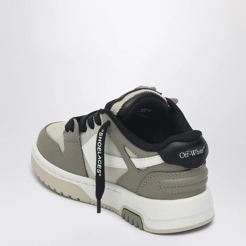 Off-White Out Of Office olive green/beige sneaker 4