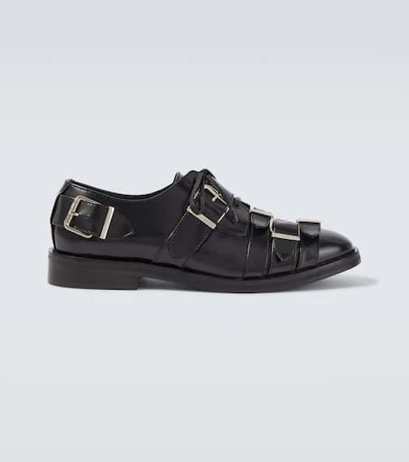Simone Rocha Buckle-detail leather Oxford shoes