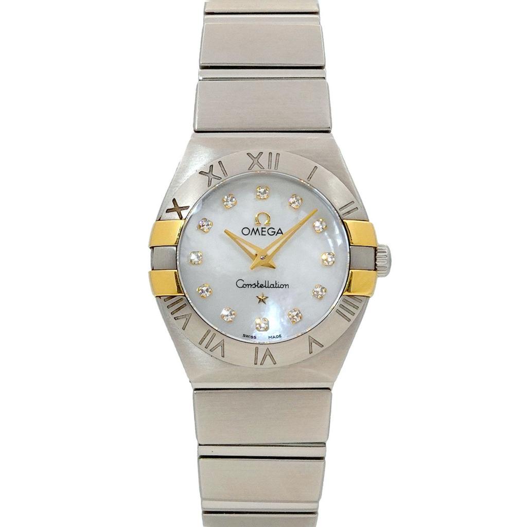 Omega Stainless Steel yellow gold Wristwatch (Pre-Owned)