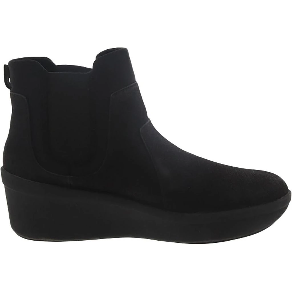 Clarks STEP ROSE SUN Womens Pull Loop Wedge Ankle Boots 2