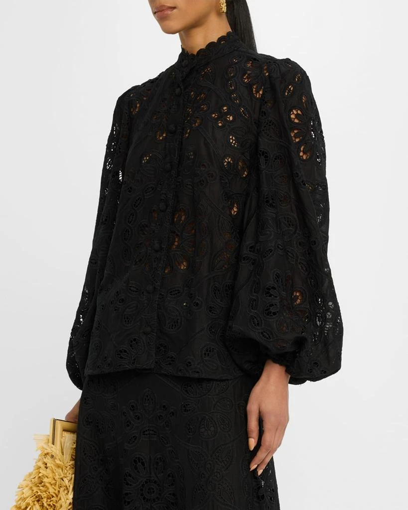 Zimmermann Rhiannon Embroidered Blouse 4