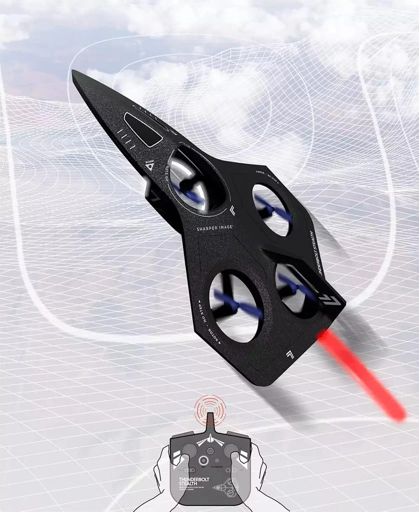 Sharper Image Thunderbolt Stealth Drone 3