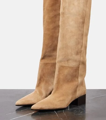 Khaite Andee 40 suede over-the-knee boots 4
