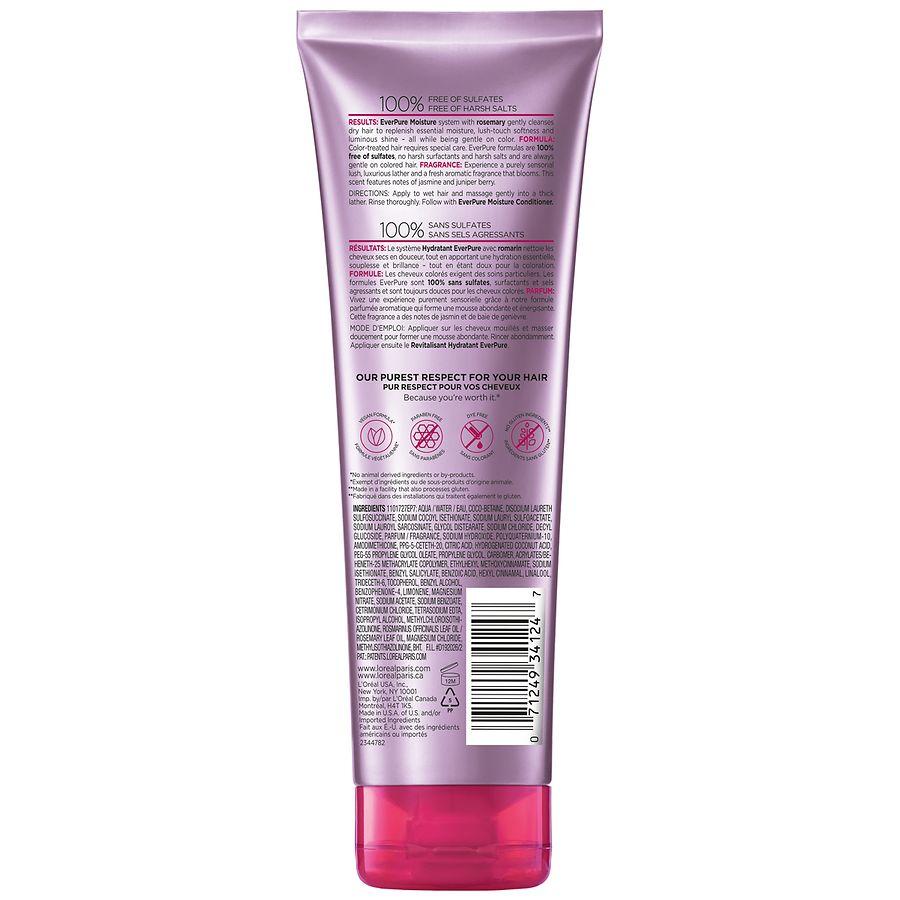 L'Oreal Paris Moisture Sulfate Free Shampoo for Dry Hair