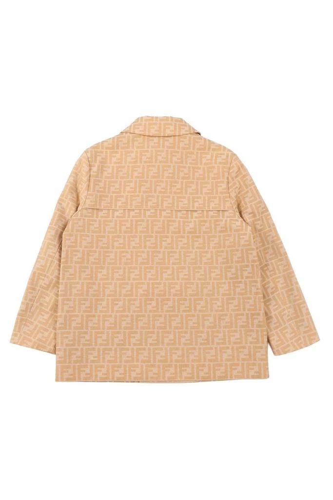 Fendi Fendi Kids Monogram Logo Embroidered Coat 2