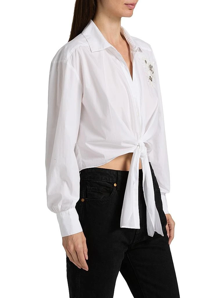 Cinq à Sept Marianna Appliqué Cotton Top 4