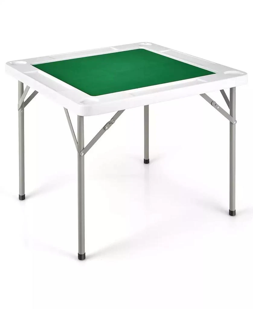 GOUUN 4-Player Mahjong Game Table with Iron Frame