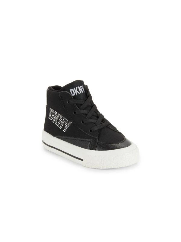 DKNY Kid's Hannah Melissa Embellished Logo High Top Sneakers 1