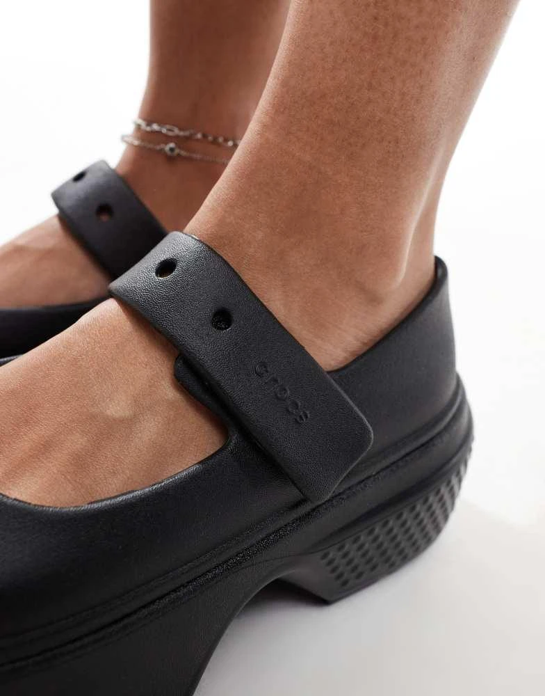 Crocs Crocs stomp mary janes in black 2
