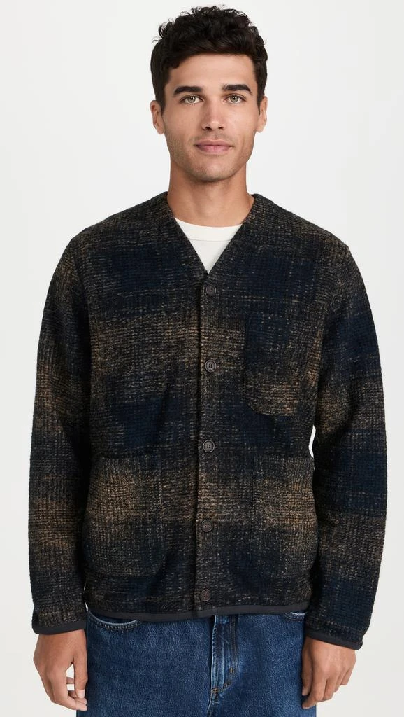 Universal Works Check Cardigan 6